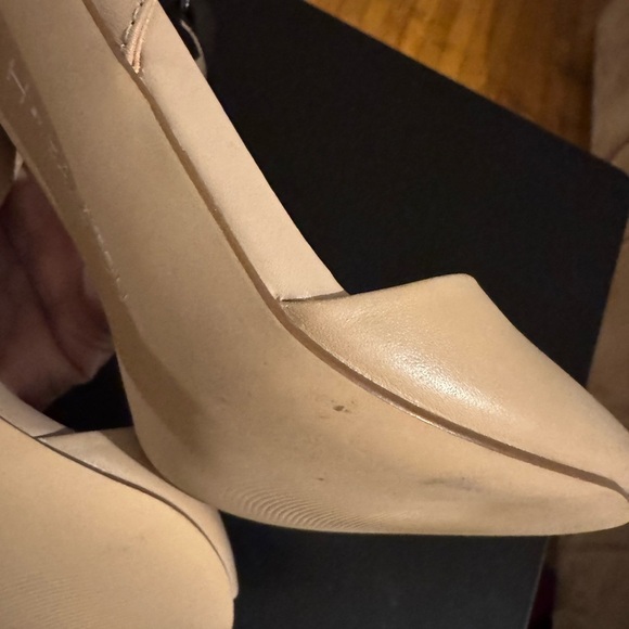 NWOT Size 11 Beige and Black 3” Leather Heels by Halston - Picture 9 of 16